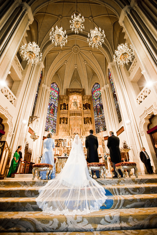 reportaje de boda altar iglesia